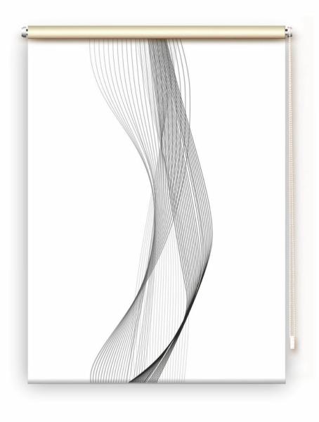 Rollo Stream 2 black, Rollo, Motivrollo, Rollo mit Druck, Fotorollo, bedrucktes Rollo, Fensterrollo,verdunkelndes Rollo, Sonnenschutz Rollo